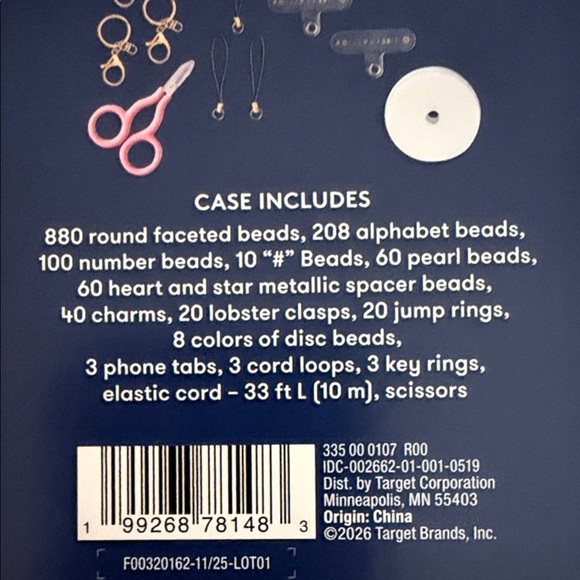 Roller Rabbit Accessory Making Kit - Multi Color Bead Set - Picture 5 of 5